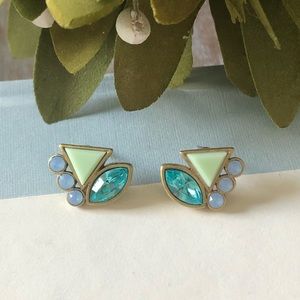 RARE SILPADA Cool-Off Geometric Crystal Earrings